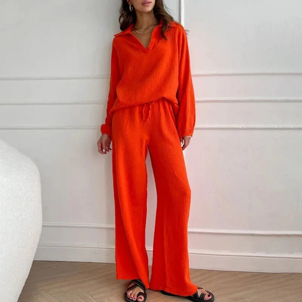 Detalhes Conjunto de Linho Lady Feminino